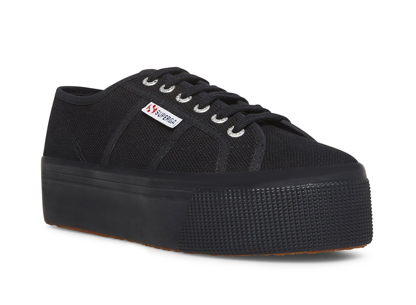 Espadrille Feminino Pretas - Superga 2790 Cotw - GMWHN-0784